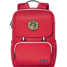 Klarion Stylová retro červená školní taška Luna