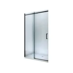 Mexen OMEGA sprchové dveře 100x190 cm 8 mm černá-čiré 825-100-000-70-00 - MEXEN