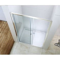 Mexen APIA sprchové dveře 145x190 cm 5mm, chrom-čiré 845-145-000-01-00 - MEXEN