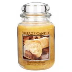 Village Candle vonná svíčka Warm Buttered Bread (Teplé máslové houstičky) 737g