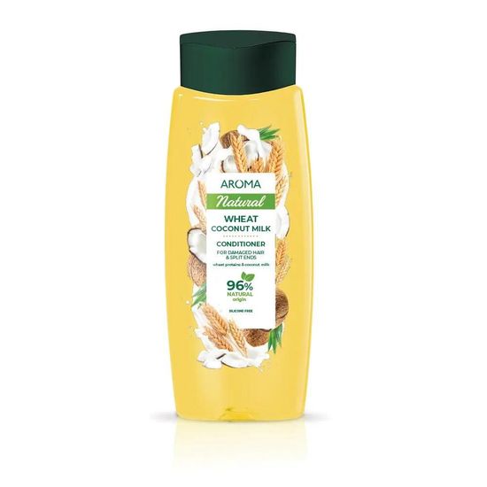 Aroma Kondicionér na poškozené vlasy Pšenice a kokosové mléko Aroma 400 ml