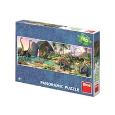 Dino Toys Puzzle 150 dílků Dinosauři u jezera panoramic