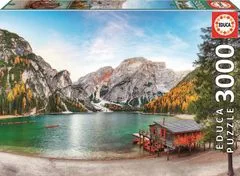 Educa Puzzle Jezero Braies na podzim, Itálie