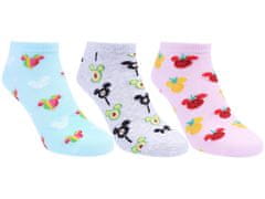 sarcia.eu 3x růžové a modré Mickey DISNEY ponožky