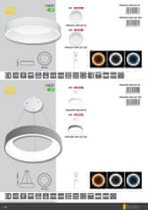 Ecolite Ecolite LED svítidlo závěsné max.40W,2600lm,CCT,3000-6500K,IP20,bílá WMKL02R-40W/LED-BI