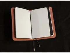 TLW Kožený zápisník ve stylu Midori koňakový vel.: Moleskine S (90x140mm)