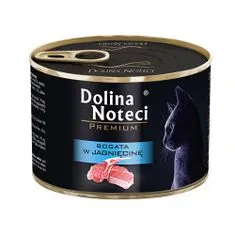 DOLINA NOTECI PREMIUM 185g bohaté na jehněčí maso pro kočky