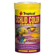 TROPICAL Cichlid Color 100ml/20g základní krmivo s vysokým obsahem bílkovin pro cichlidy