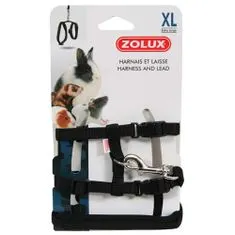 Zolux postroj s vodítkem XL černý pro hlodavce