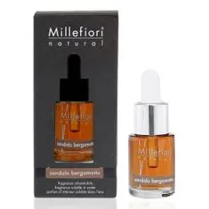 Millefiori Milano Aroma olej do difuzérů a aroma lamp. Vůně bergamotu, levandule a dřeva. 15ml. Sandalo Bergamotto