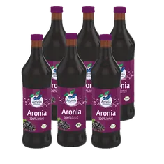 ARONIA ORIGINAL Arónie BIO (černý jeřáb, jeřabina), 100% přímo lisovaná šťáva, 6x0,7 litru