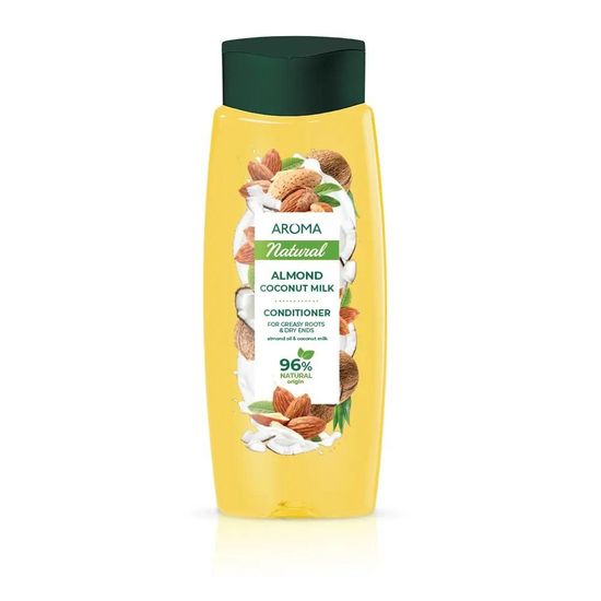 Aroma Kondicionér na mastné kořínky a suché konečky Mandle a kokosové mléko Aroma 400 ml