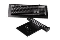 Next Level Racing F-GT Elite Keyboard and Mouse Tray Carbon Grey, přídavný stojan pro klávesnici/myš