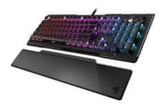 Roccat mechanická herní klávesnice Vulcan 121 AIMO, Red Titan Linear, RGB, US Layout, černá