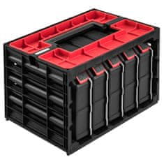 botle Třídící box Skříň na nářadí 29 x 41,5 x 29,5 cm s 5 organizátory s přihrádkami