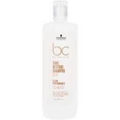 Schwarzkopf Bonacure Time Restore Shampoo Q10+ - čistící šampon pro slabé a zralé vlasy 1000ml