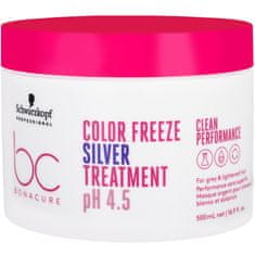 Schwarzkopf Bonacure Color Freeze Silver Treatment pH 4,5 Maska - obnovovací maska pro barvené, šedivé a světlé vlasy 500ml