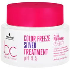 Schwarzkopf Bonacure Color Freeze Silver Treatment pH 4,5 Maska - obnovovací maska pro barvené, šedivé a světlé vlasy 200ml