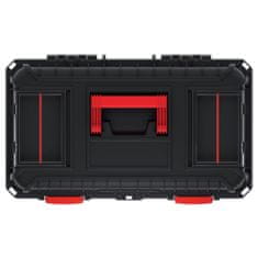 botle Box na nářadí volně stojící Toolbox odolný 58,5 x 36 x 33,7cm Plast s přihrád. + organizér