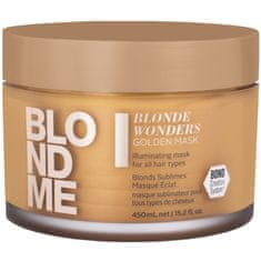 Schwarzkopf BlondMe Blonde Wonders Golden Mask - rozjasňující maska pro blond vlasy 450ml