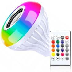 Verk 24271 LED RGB barevná žárovka s Bluetooth reproduktorem