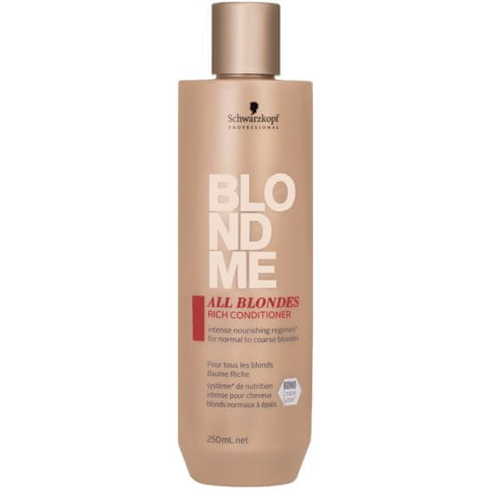Schwarzkopf BlondMe All Blondes Rich Conditioner - hloubkově regenerační kondicionér pro blond vlasy 250ml