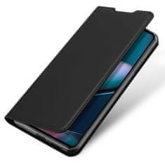 Dux Ducis Skin Pro knížkové kožené pouzdro na Motorola Moto Edge 30 Pro, černé