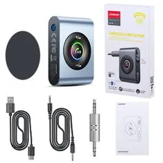 Joyroom JR-CB1 Bluetooth Transmitter 3.5mm mini jack, šedý