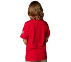 Fox Dětské triko Yth Efekt Ss Tee Flame Red vel. YS