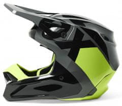 Fox Motokrosová helma V1 Xpozr Helmet Dot/Ece Black/Grey vel. XS