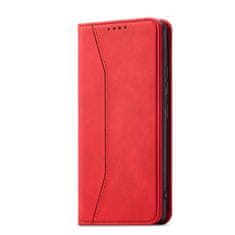 OEM Magnet Fancy Case elegantní knížkové pouzdro na Samsung Galaxy S22 PLUS 5G Red