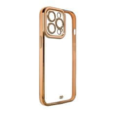 OEM Fashion Electroplating silikonové pouzdro na Samsung Galaxy A12 Gold