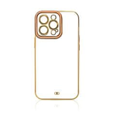 OEM Fashion Electroplating silikonové pouzdro na Samsung Galaxy A12 Gold