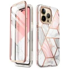 SUPCASE Cosmo pancéřové pouzdro na iPhone 14 PRO MAX 6.7" Marble