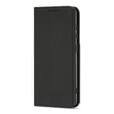 OEM Magnet Card Case elegantní knížkové pouzdro s venkovní kapsou na Xiaomi Redmi Note 11 / Redmi Note 11S Black