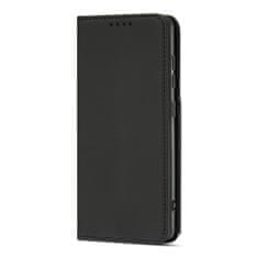 OEM Magnet Card Case elegantní knížkové pouzdro s venkovní kapsou na Xiaomi Redmi Note 11 PRO / Note 11 PRO 5G Black