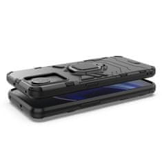 IZMAEL Odolné Pouzdro Ring Armor Case pro OnePlus Ace - Černá KP24799