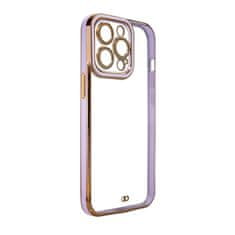 OEM Fashion Electroplating silikonové pouzdro na iPhone 13 Pro 6.1" Purple