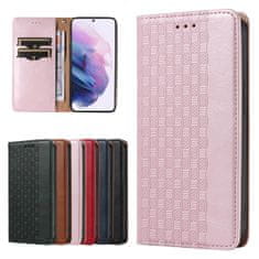 OEM Magnet Case elegantní knížkové pouzdro s poutkem na Samsung Galaxy S22 PLUS 5G Pink