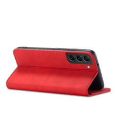 OEM Magnet Fancy Case elegantní knížkové pouzdro na Samsung Galaxy S22 PLUS 5G Red