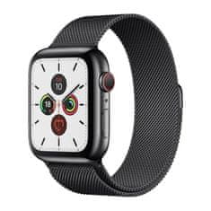 IZMAEL Náramek s magnetickým řemínkem pro Apple Watch 7/8 45 mm - Černá KP25125