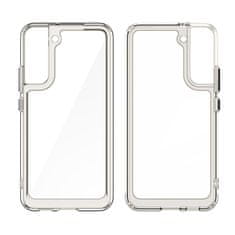 OEM Silikonové pouzdro Space s barevným rámem na Samsung Galaxy S22 PLUS 5G Transparent