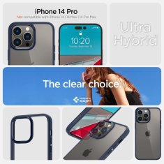 Spigen Ultra Hybrid pouzdro na iPhone 14 PRO 6.1" Navy blue