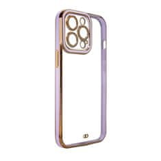 OEM Fashion Electroplating silikonové pouzdro na iPhone 13 Pro MAX 6.7" Purple