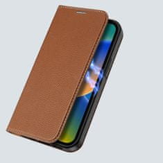 Dux Ducis Skin X2 knížkové pouzdro na iPhone 14 PLUS 6.7" Brown