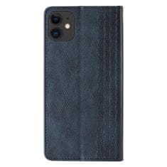 OEM Magnet Case elegantní knížkové pouzdro s poutkem na iPhone 13 6.1" Blue