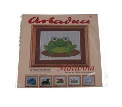 Ariadna Sestava pro vyšívání křížkovým stehem Malwina 15x15cm - č. 1037