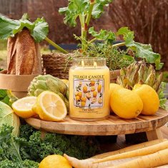 Village Candle vonná svíčka Fresh Lemon (Svěží citrón) 737g