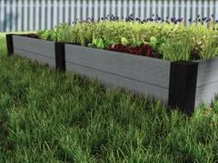 VISTA Vyvýšený záhon Keter Modular Garden Bed dvoubalení šedý