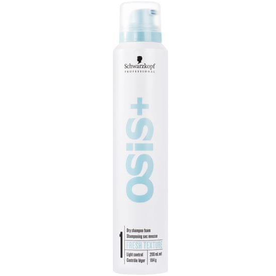 Schwarzkopf Osis Fresh Texture Dry Shampoo Foam - suchý pěnový šampon 200ml